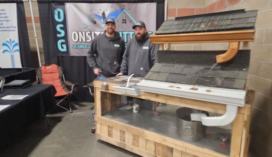 Onsite Gutters Booth at Home Show